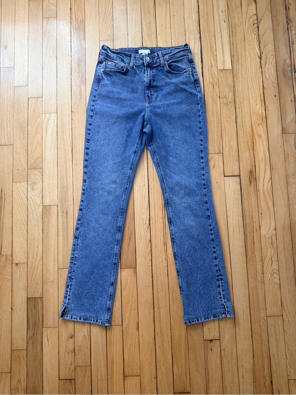 H&M Mid-Blue Straight Leg Jeans